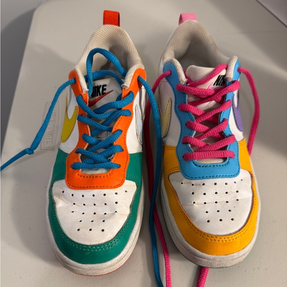 Nike Court Borough Low Recraft GS Multi / Color Size 3.5Y - Picture 1 of 7